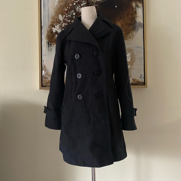 Stephanie Mathews pea coat jacket size Medium - - Picture 1 of 11